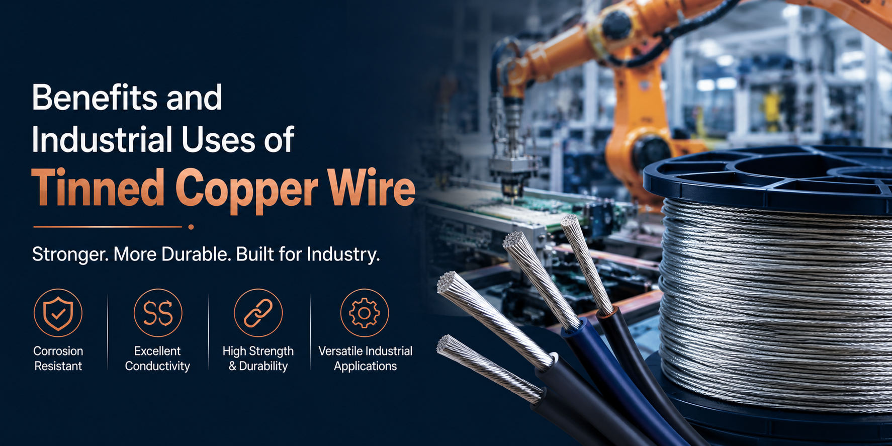benefits of tinned copper wire